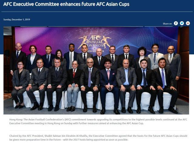 亚足联:亚冠决赛两队可直通2021年中国世俱杯