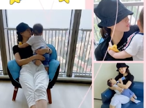 章子怡儿子第一次叫“妈” 母子俩抱抱亲亲很温馨