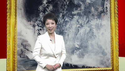 《美术经典中的党史》| 邀您走近国画《雨后复斜阳 关山阵阵苍》