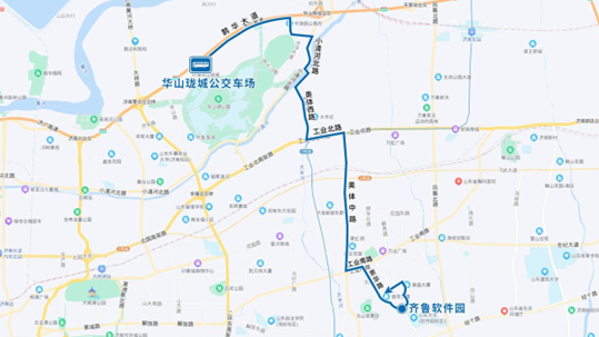 8月1日起，​济南公交T32路升级为K267路，调整为全天运行
